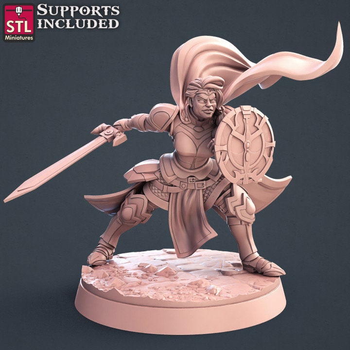 Paladin Set by STL Miniatures