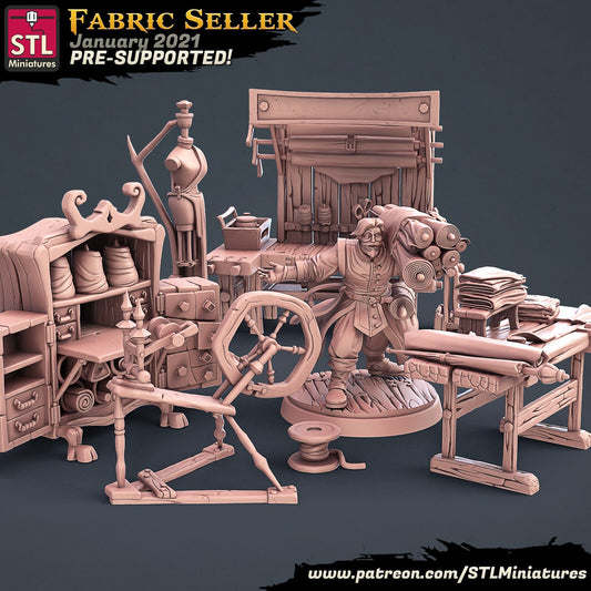 Fabric Seller by STL Miniatures