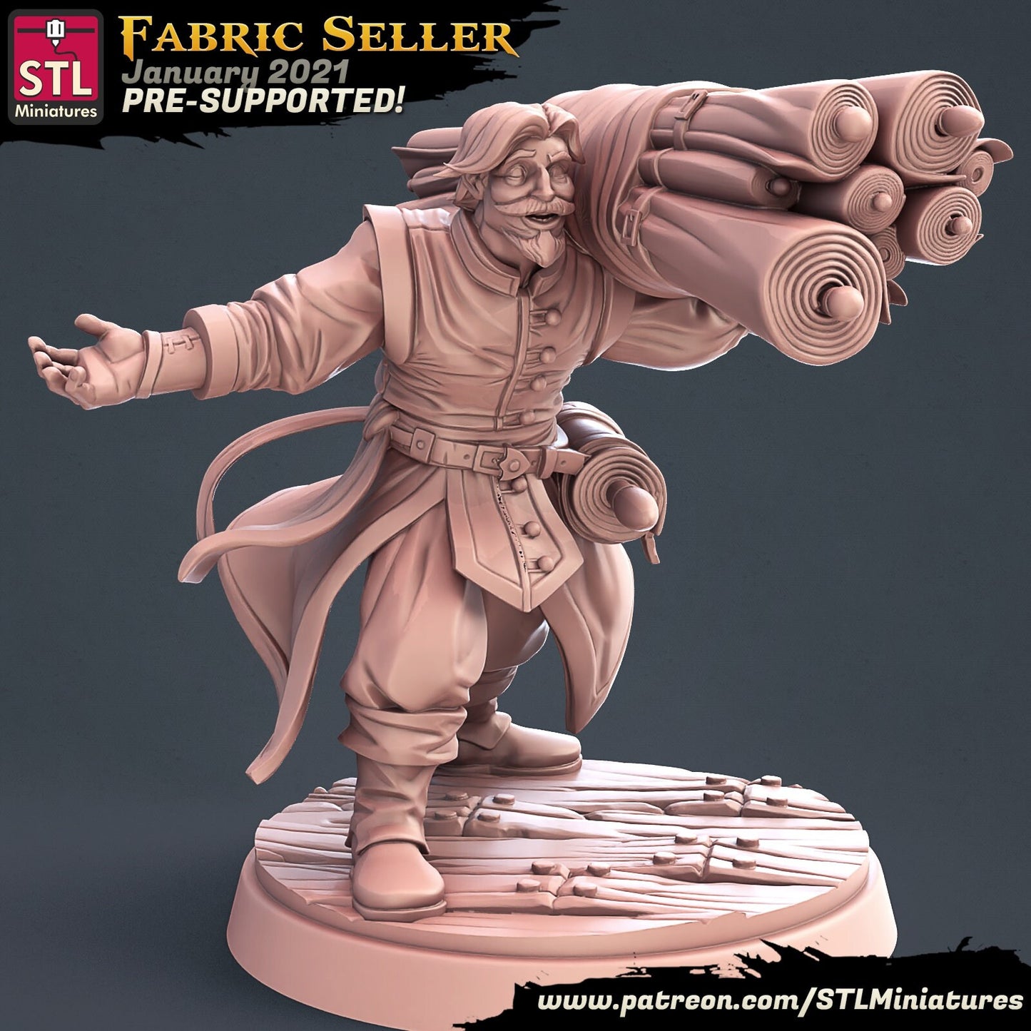 Fabric Seller by STL Miniatures