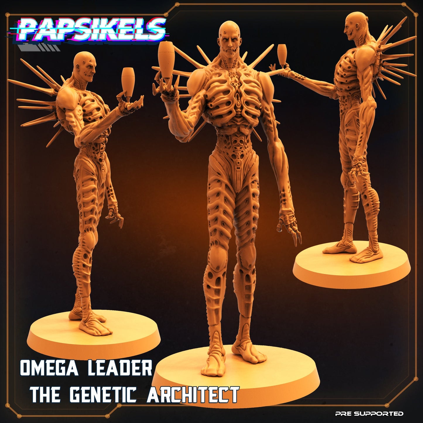 Omega Leader the Genetic Architect by Papsikels Miniatures