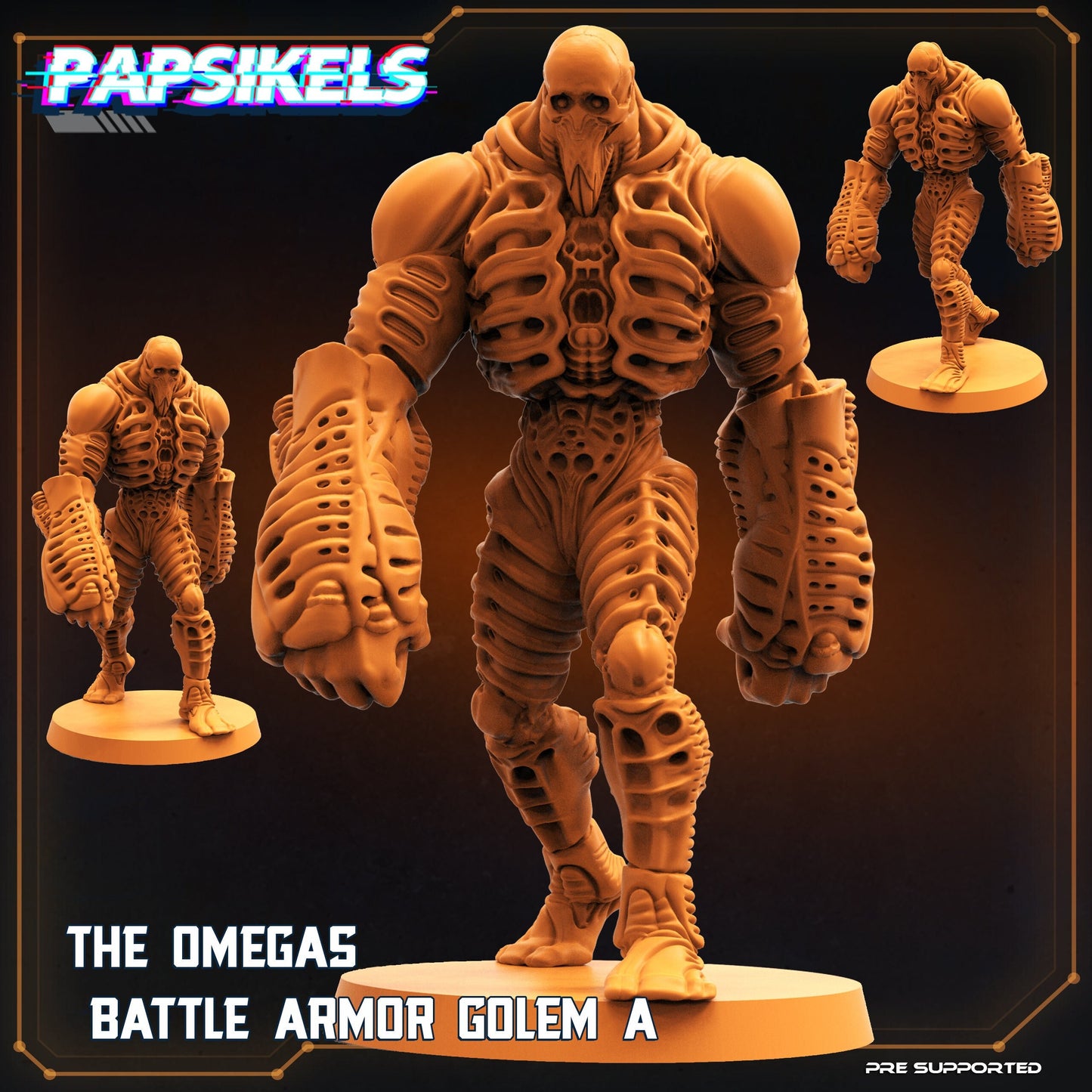 Omegas Battle Armor Golem by Papsikels Miniatures