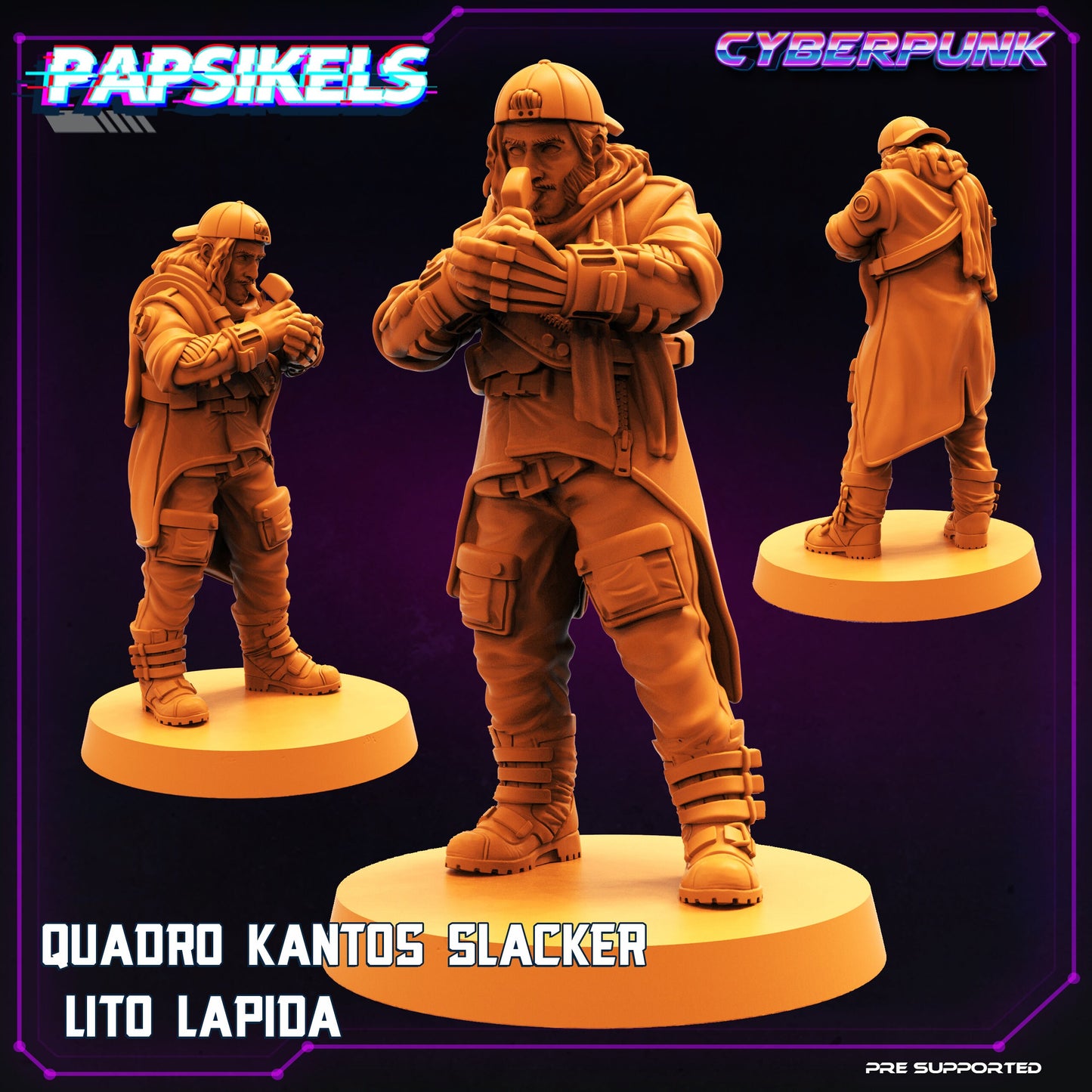 Quadro Kantos Street Gang by Papsikels Cyberpunk Miniatures