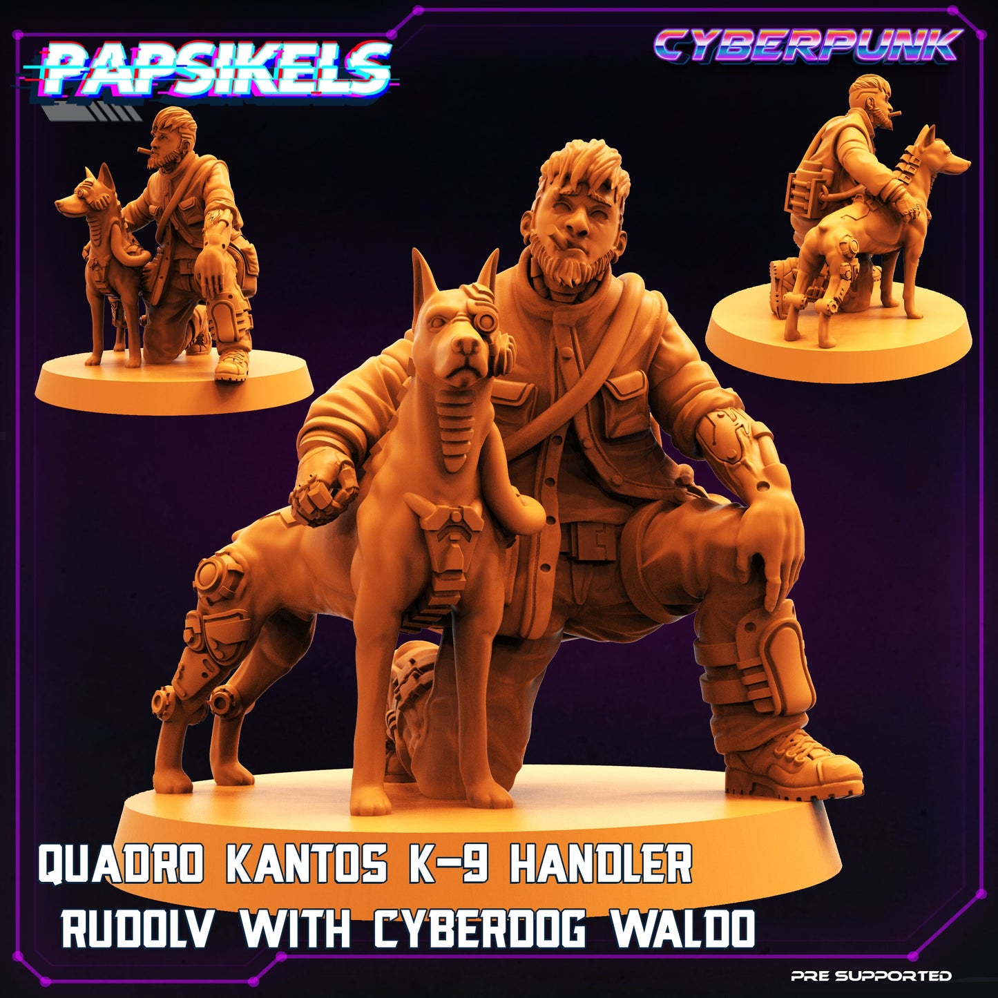 Quadro Kantos Street Gang by Papsikels Cyberpunk Miniatures