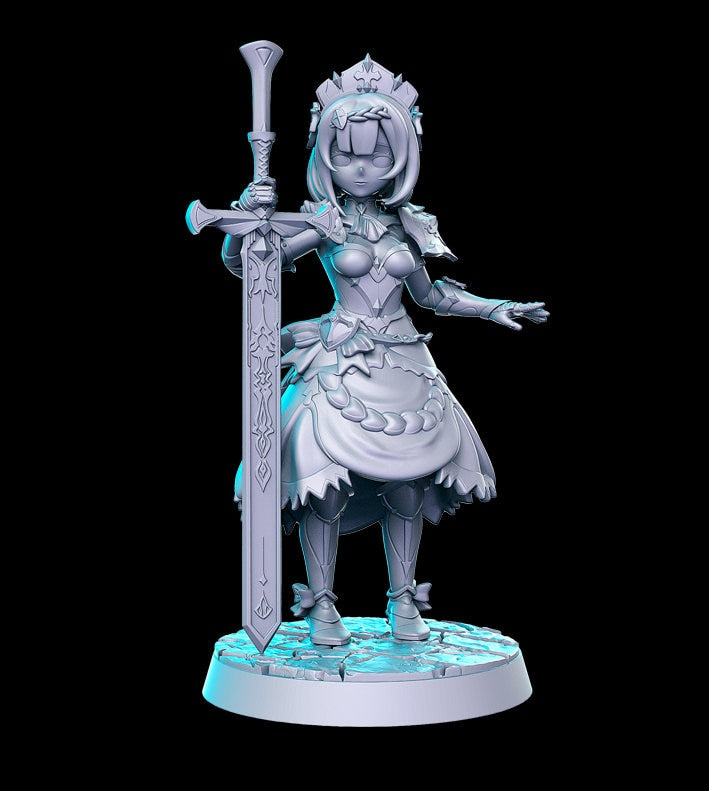 Noelle Maid Warrior by RN Estudio Miniatures