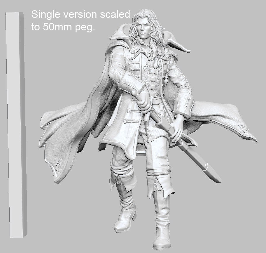 Alucard Vampire Hunter Nobel by 3Dartguy Miniatures