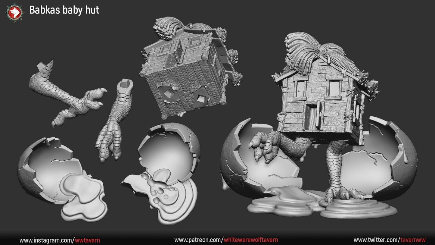 Babkas Baby Hut from "Unholy Trinity" by White Werewolf Tavern Miniatures