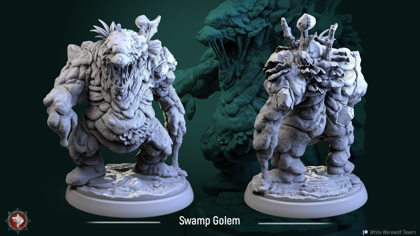 Swamp Golem from "Unholy Trinity" by White Werewolf Tavern Miniatures