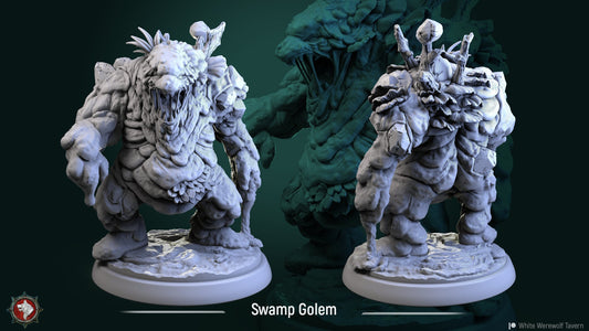 Swamp Golem from "Unholy Trinity" by White Werewolf Tavern Miniatures