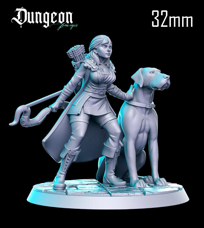 Explorer from Dungeon Pin Ups by RN Estudio Miniatures