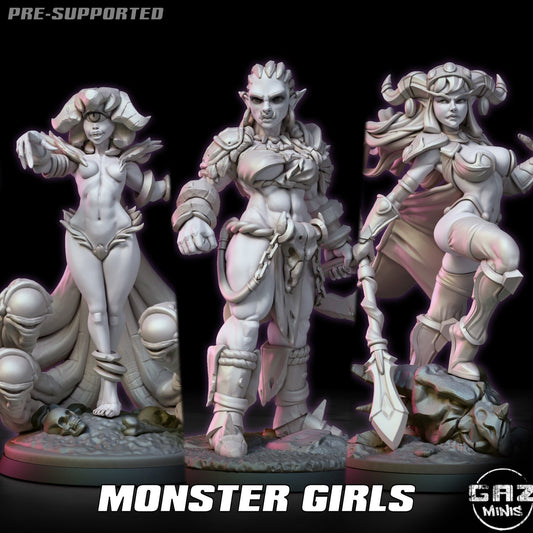 Monster Girls by Gaz Miniatures