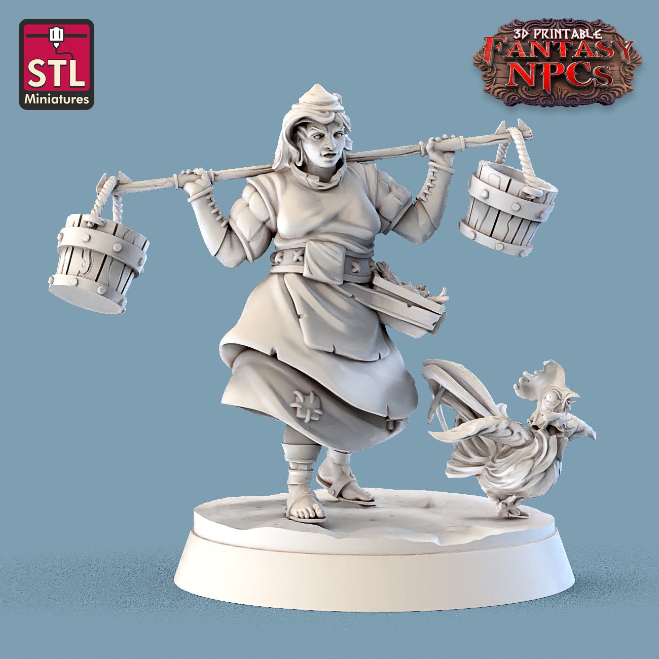 Farmers Set by STL Miniatures