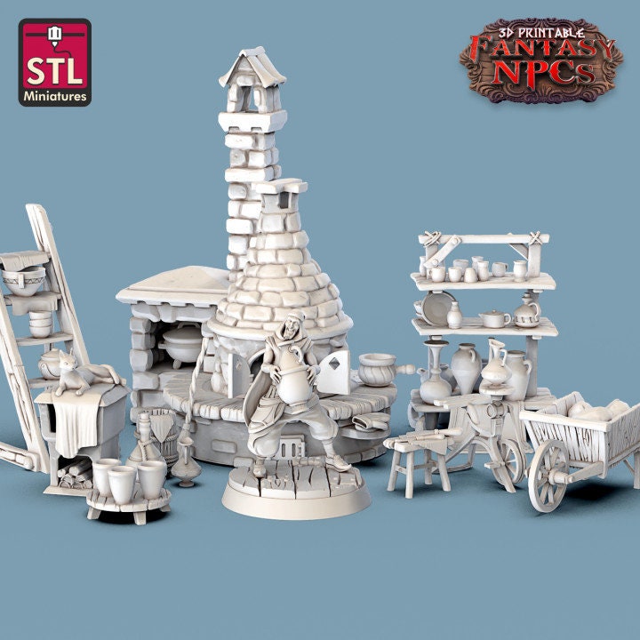 Potter Set by STL Miniatures