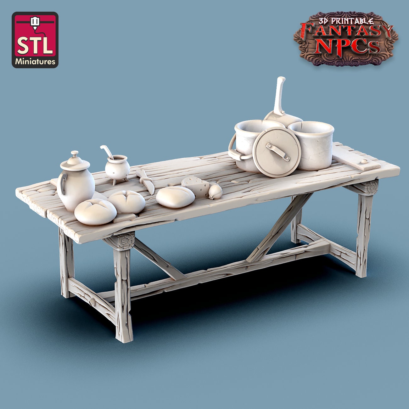 Cook Set by STL MIniatures