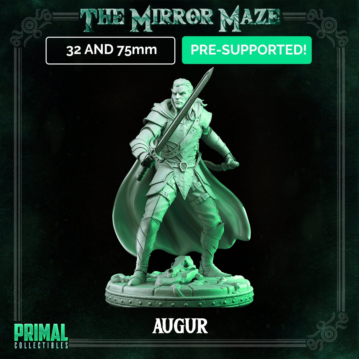 Augur Elf Warrior by Primal Collectibles Miniatures