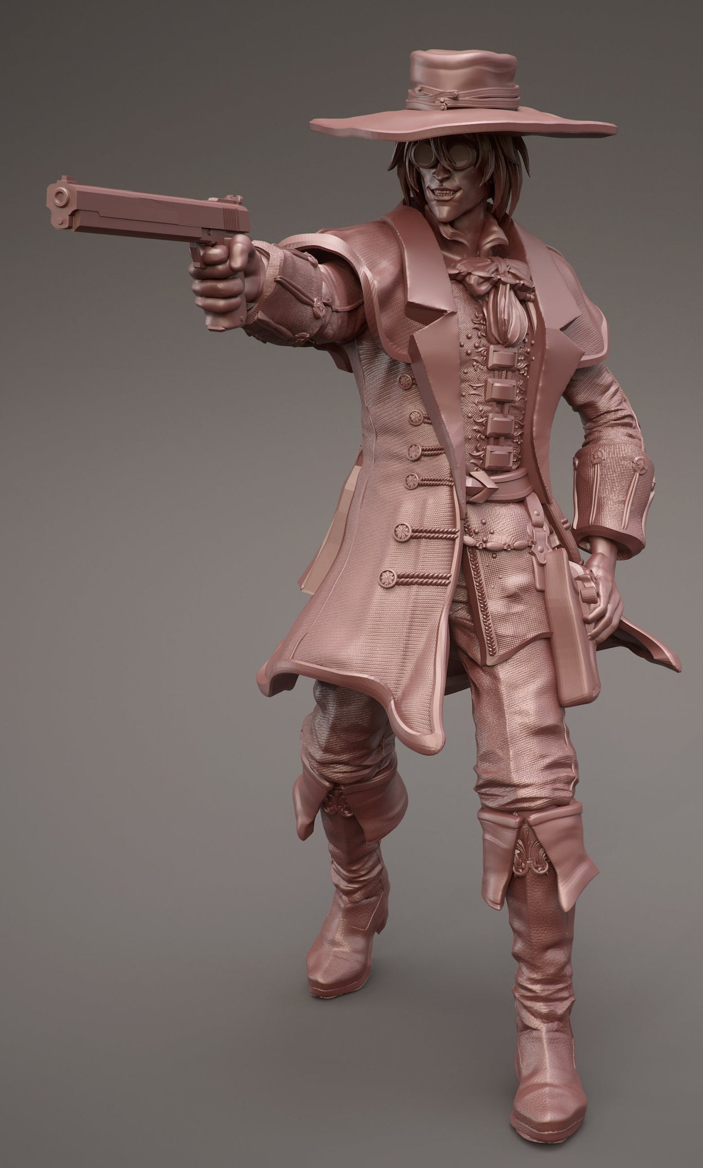 Alucard Vampire Hunter Nobel by 3Dartguy Miniatures