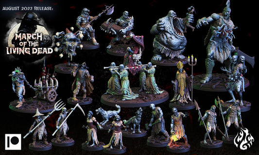 March of the Living Dead Vol. 1 by Crippled God Foundry Miniatures