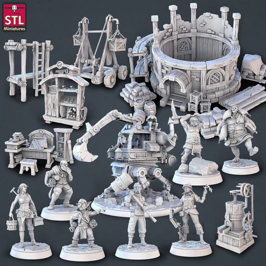 Constructors Set Vol. 2 by STL Miniatures