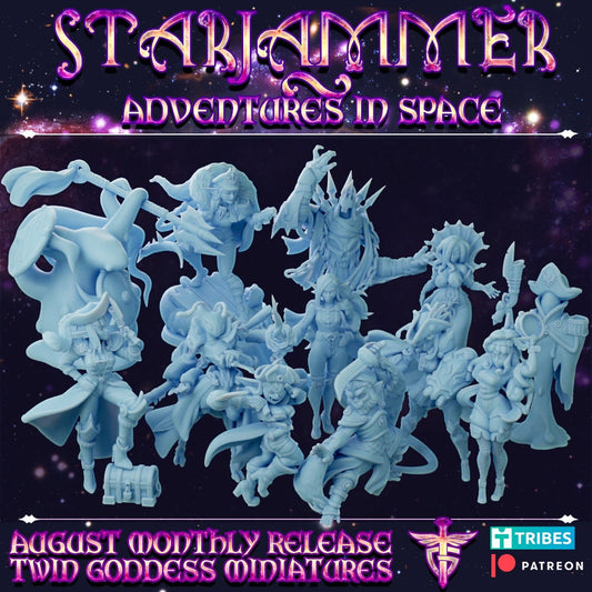 Starjammer Adventurers in Space Vol. 1 by Twin Goddess Miniatures