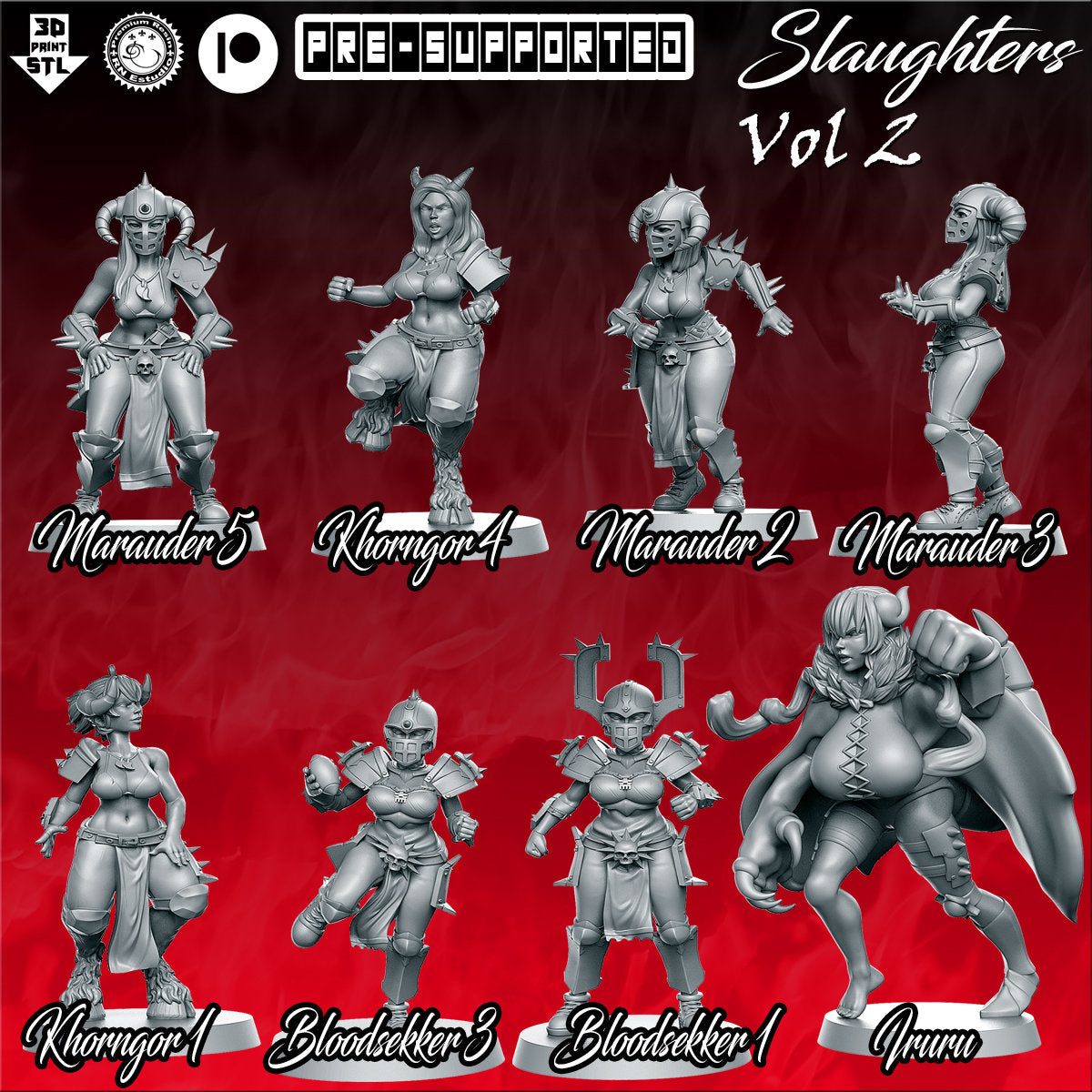 Slaughters Vol. 2 Mythbowl Team by RN Estudio Miniatures