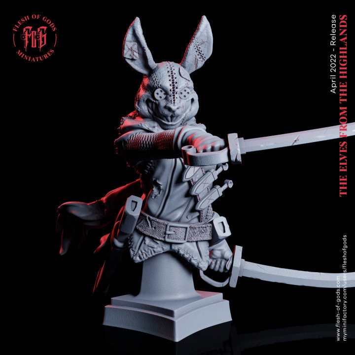 Easter Bunny Killer by Flesh of Gods Miniatures