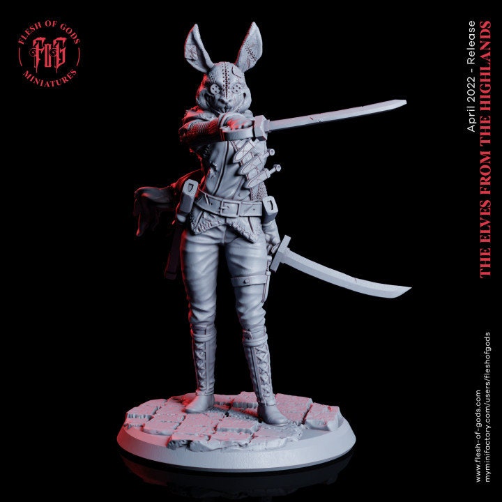 Easter Bunny Killer by Flesh of Gods Miniatures