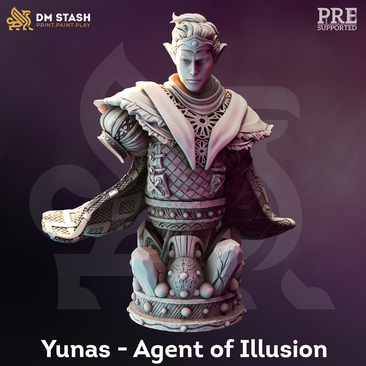 Yunas Agent of Illusion from "Drow of the Deep" by DM Stash Miniatures