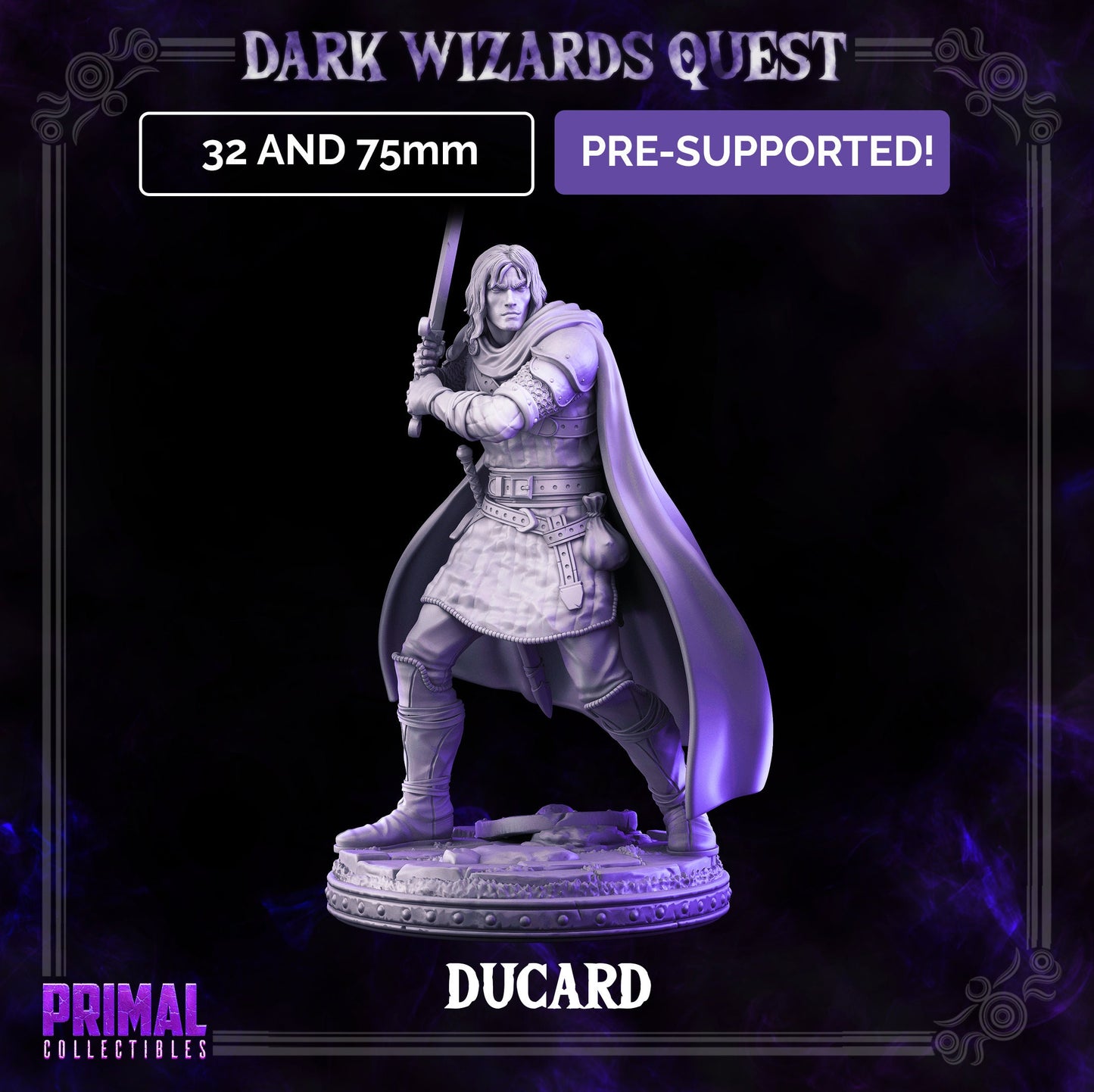 Ducard from Dark Wizards Quest by Primal Collectibles Miniatures