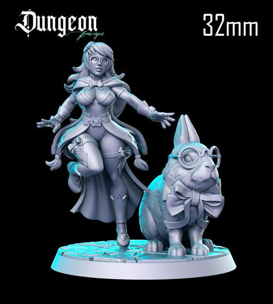 Summoner from Dungeon Pin Ups by RN Estudio Miniatures