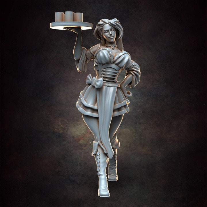 Bar Maids from Good Ol' Tavern Vol. 2 by Red Clay Collectibles Miniatures