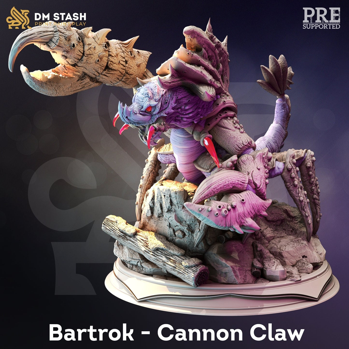 Bartrok Cannon Claw from "Drow of the Deep" by DM Stash Miniatures