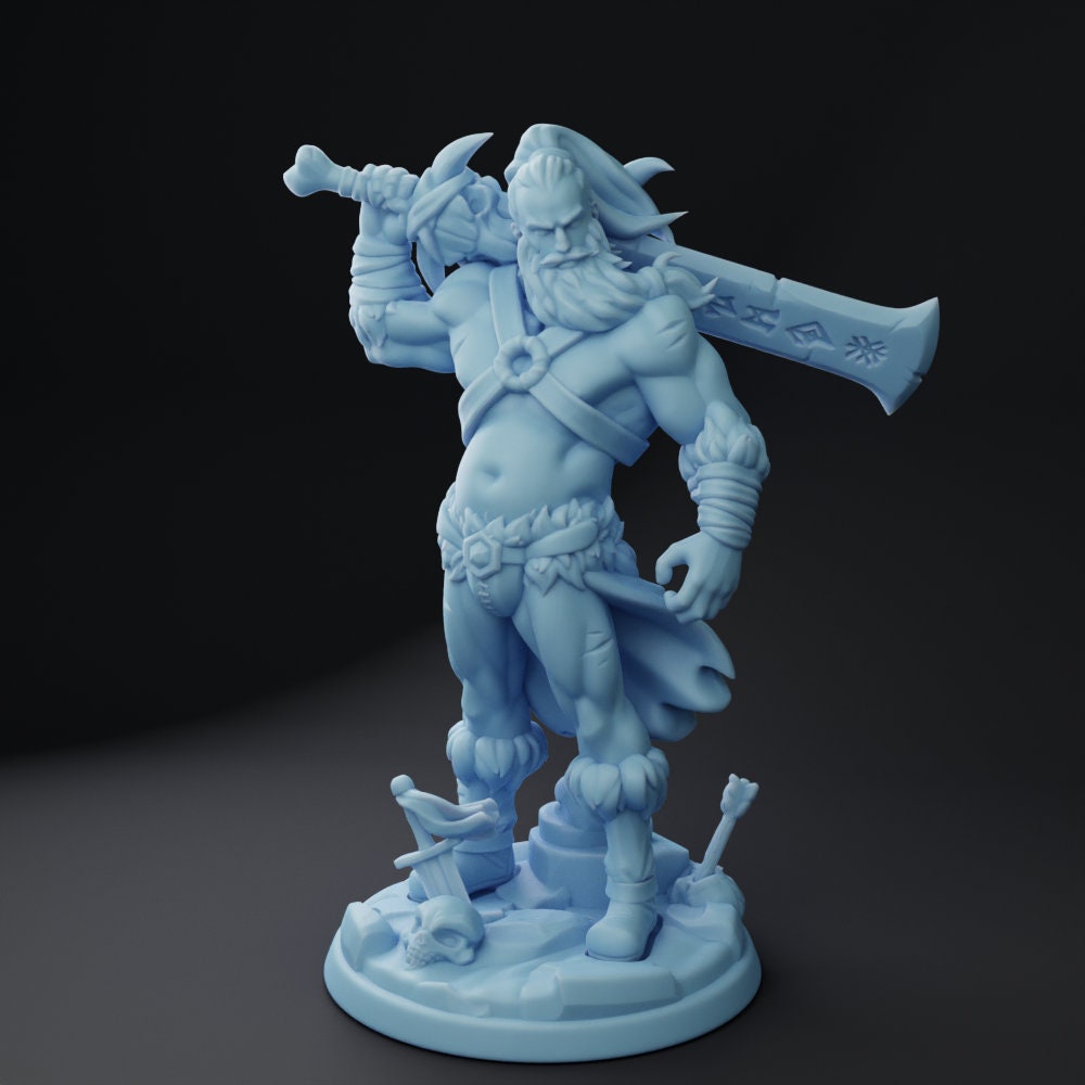 Thornan the Dadbarian by Twin Goddess Miniatures