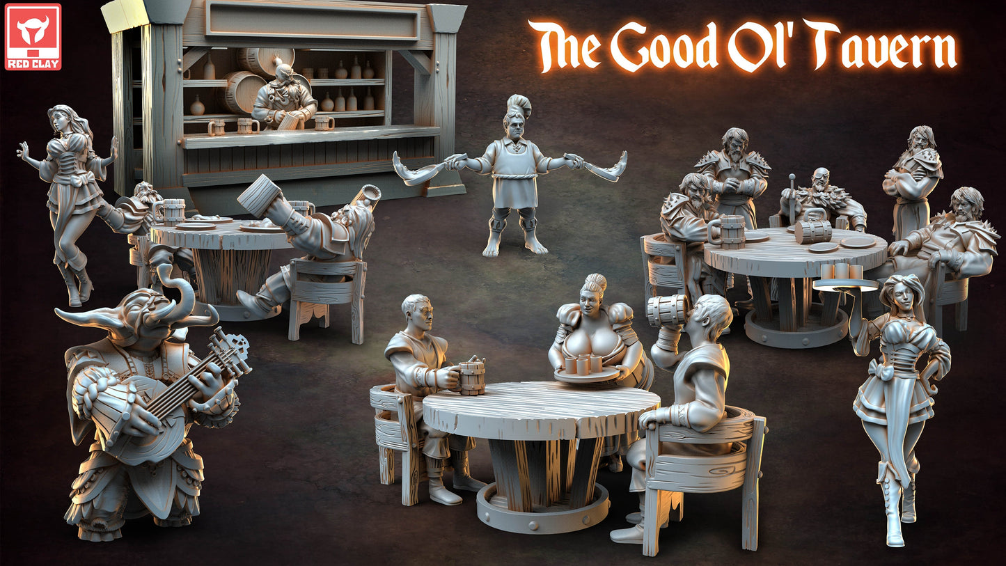 The Good Ol' Tavern Vol. 1 by Red Clay Collectibles Miniatures