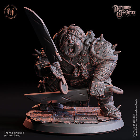 The Walking Doll from "Dungeons & Terrors" by Flesh of Gods Miniatures