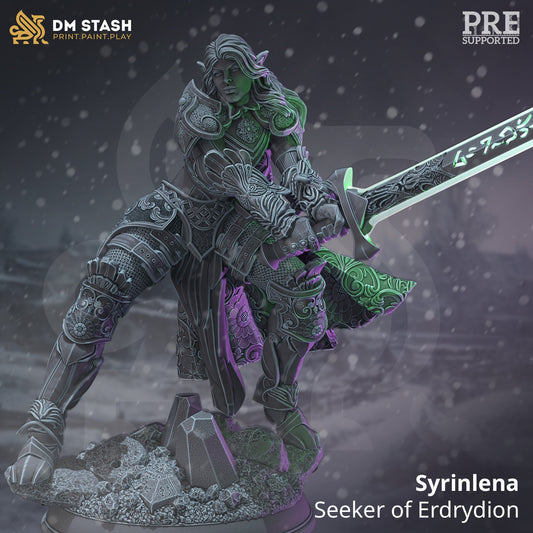 Syrinlena the Seeker from "The Thawing Dead" by DM Stash Miniatures