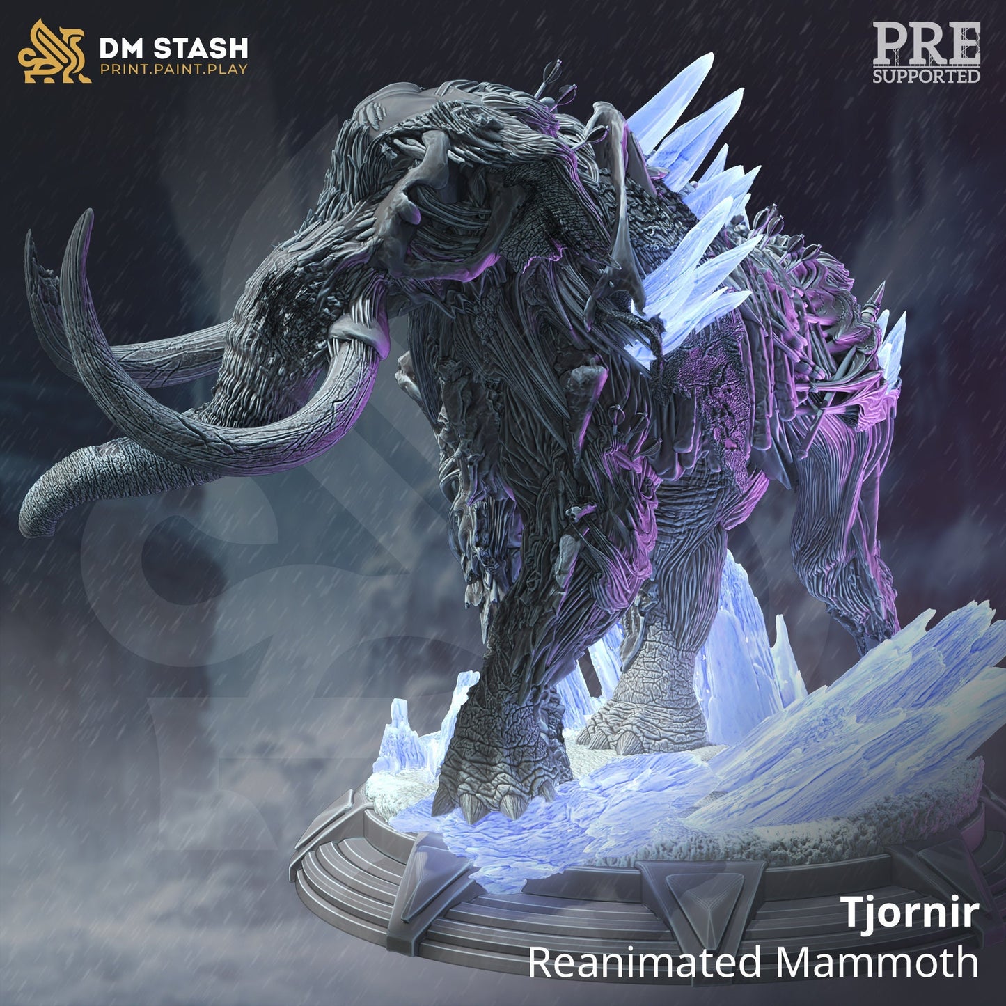 Reanimated Mammoth from "the Thawing Dead" by DM Stash Miniatures