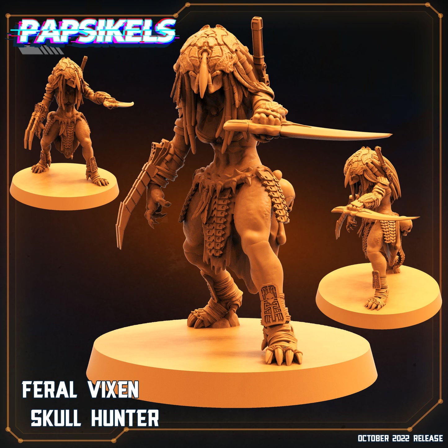 Feral Vixan Skullhunters by Papsikels Miniatures