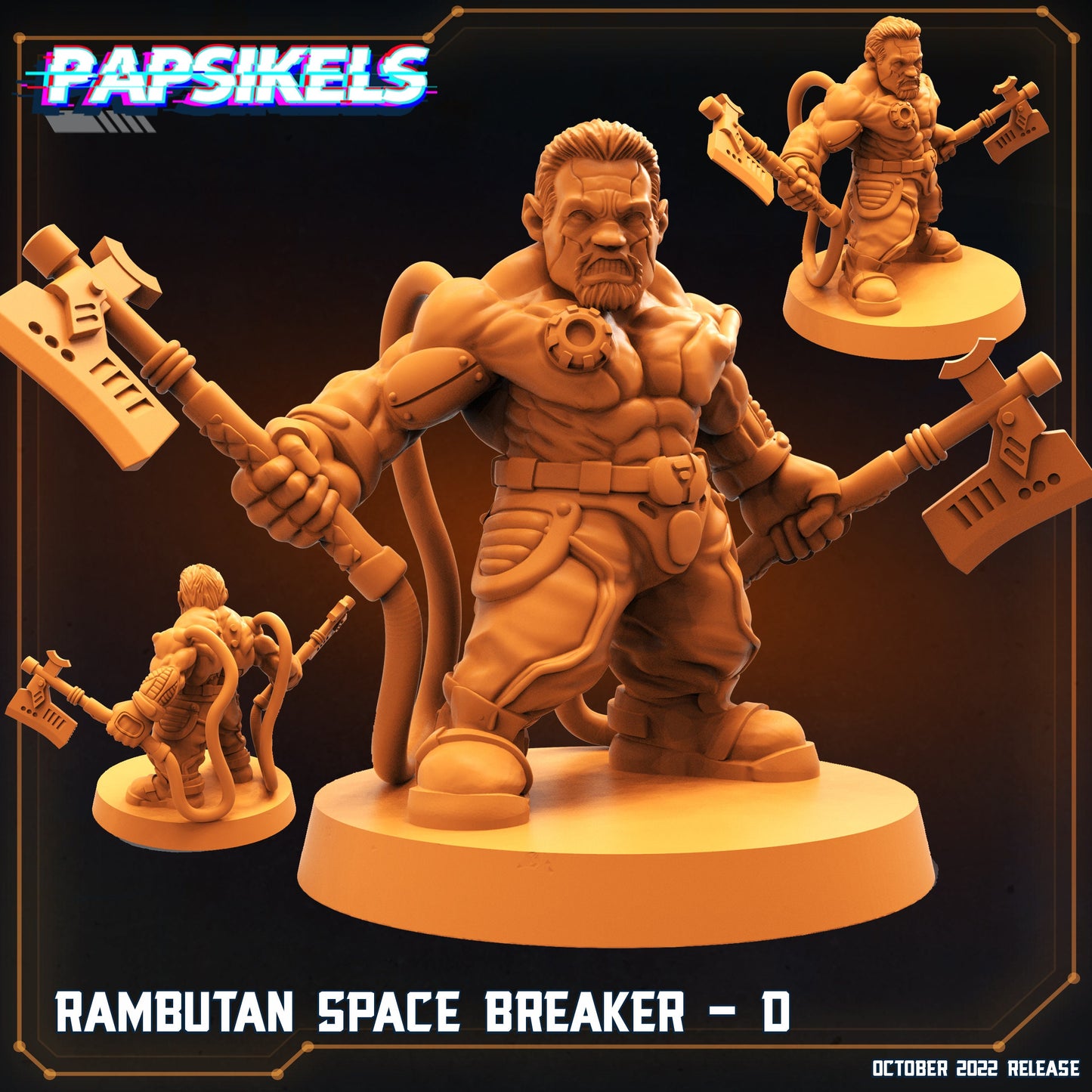 Dwarf Space Breakers by Papsikels Miniatures