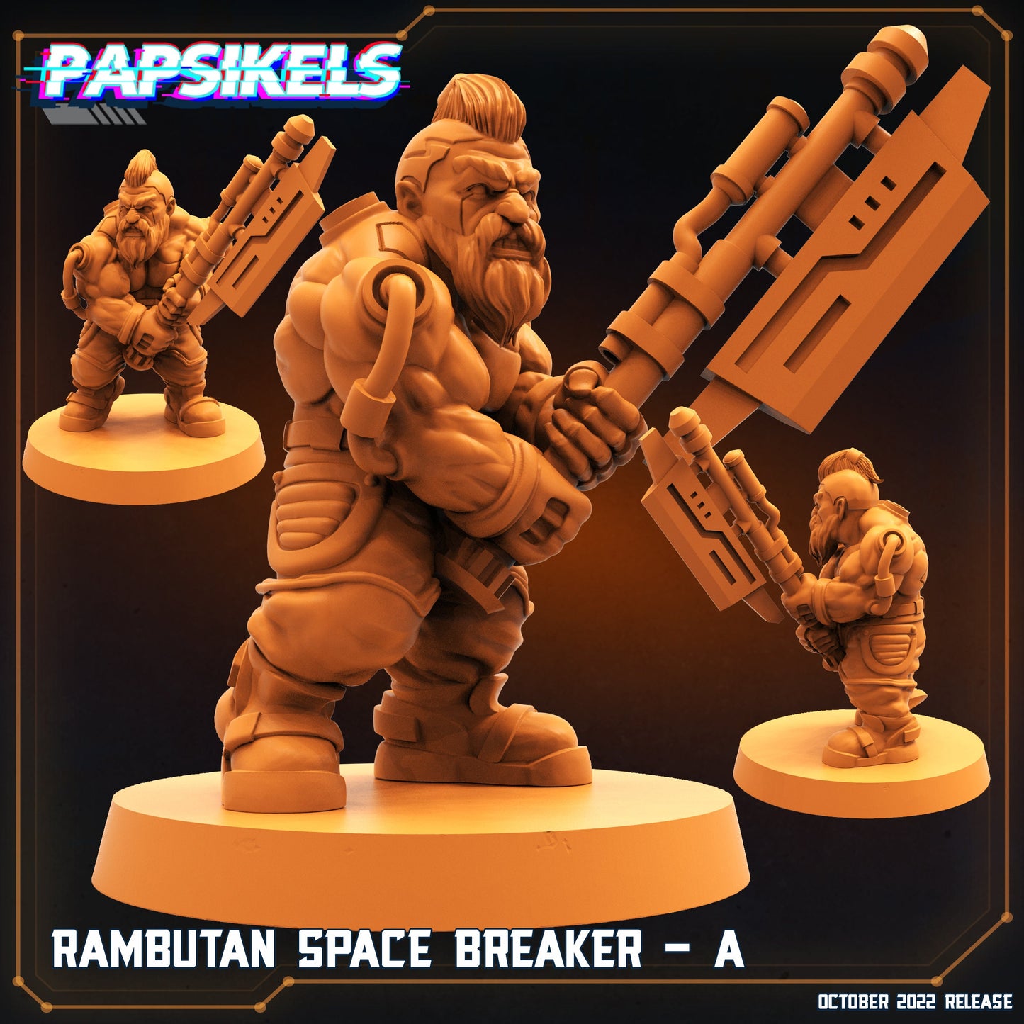 Dwarf Space Breakers by Papsikels Miniatures