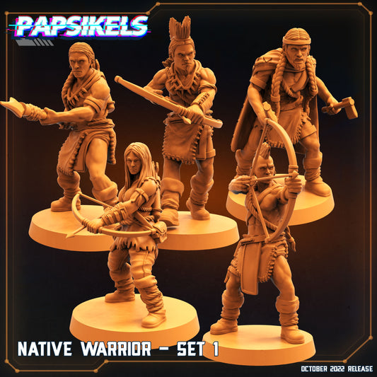 Native Warriors by Papsikels Miniatures