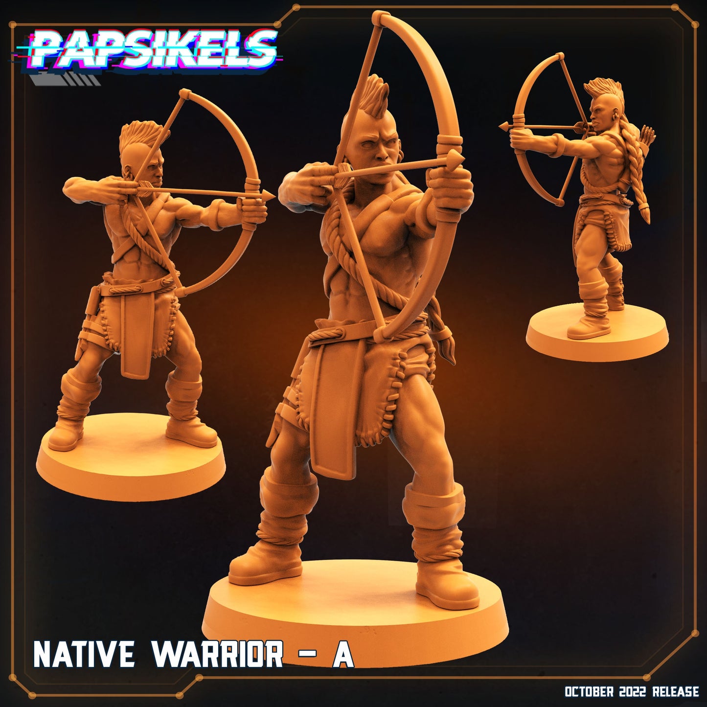 Native Warriors by Papsikels Miniatures