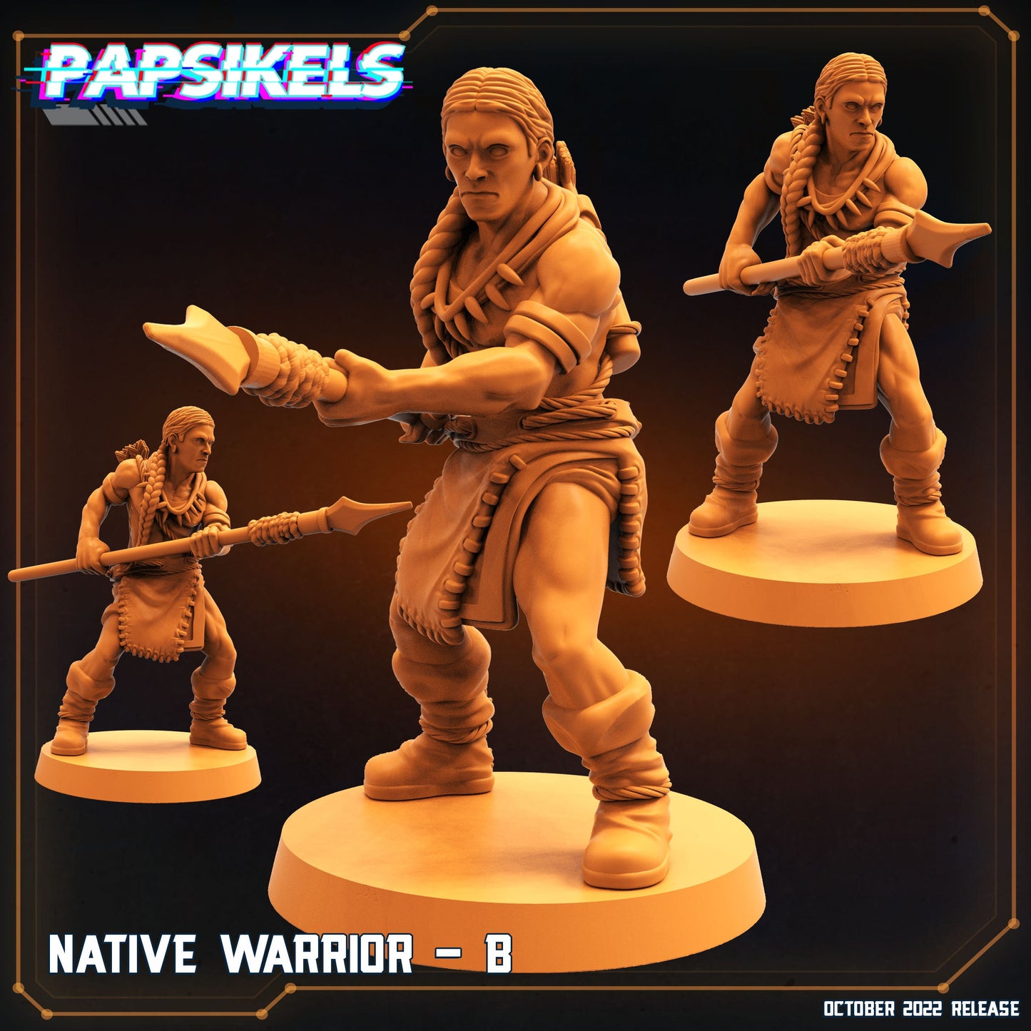 Native Warriors by Papsikels Miniatures