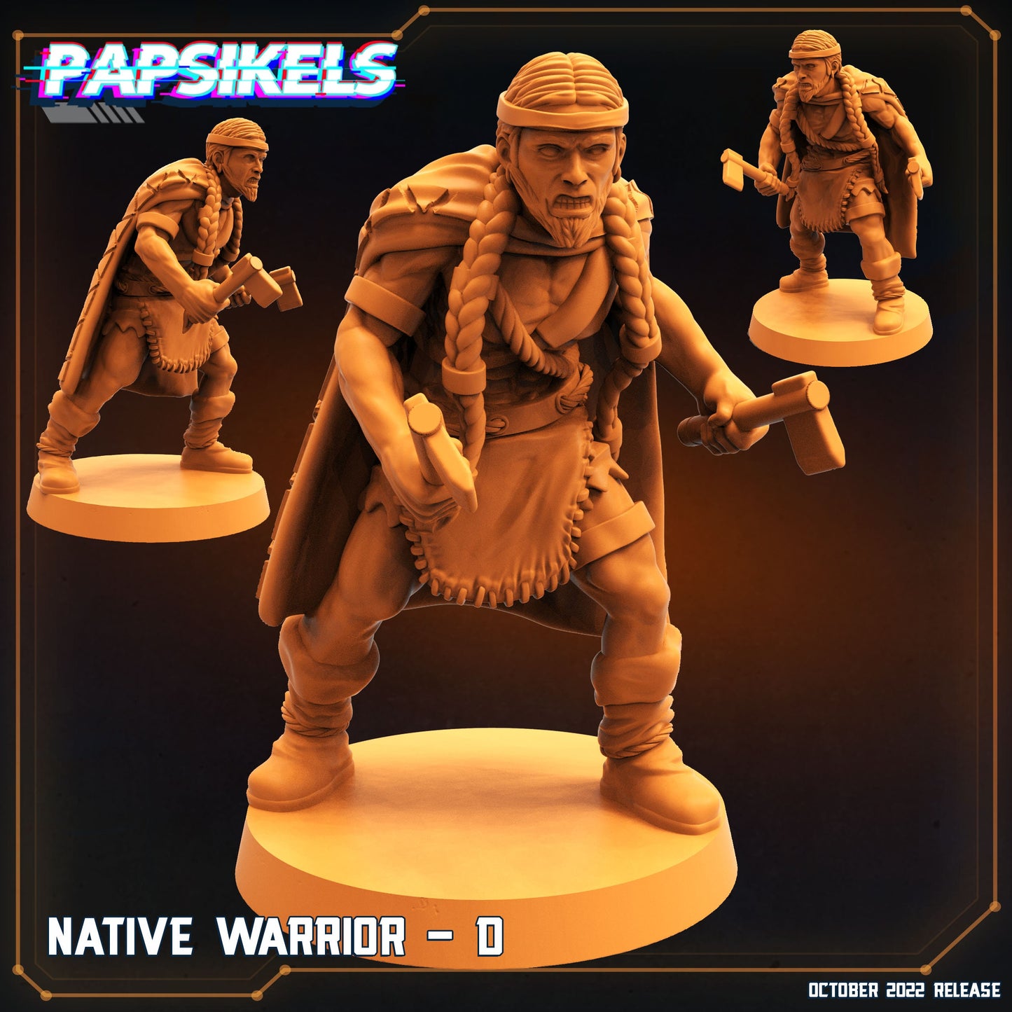 Native Warriors by Papsikels Miniatures