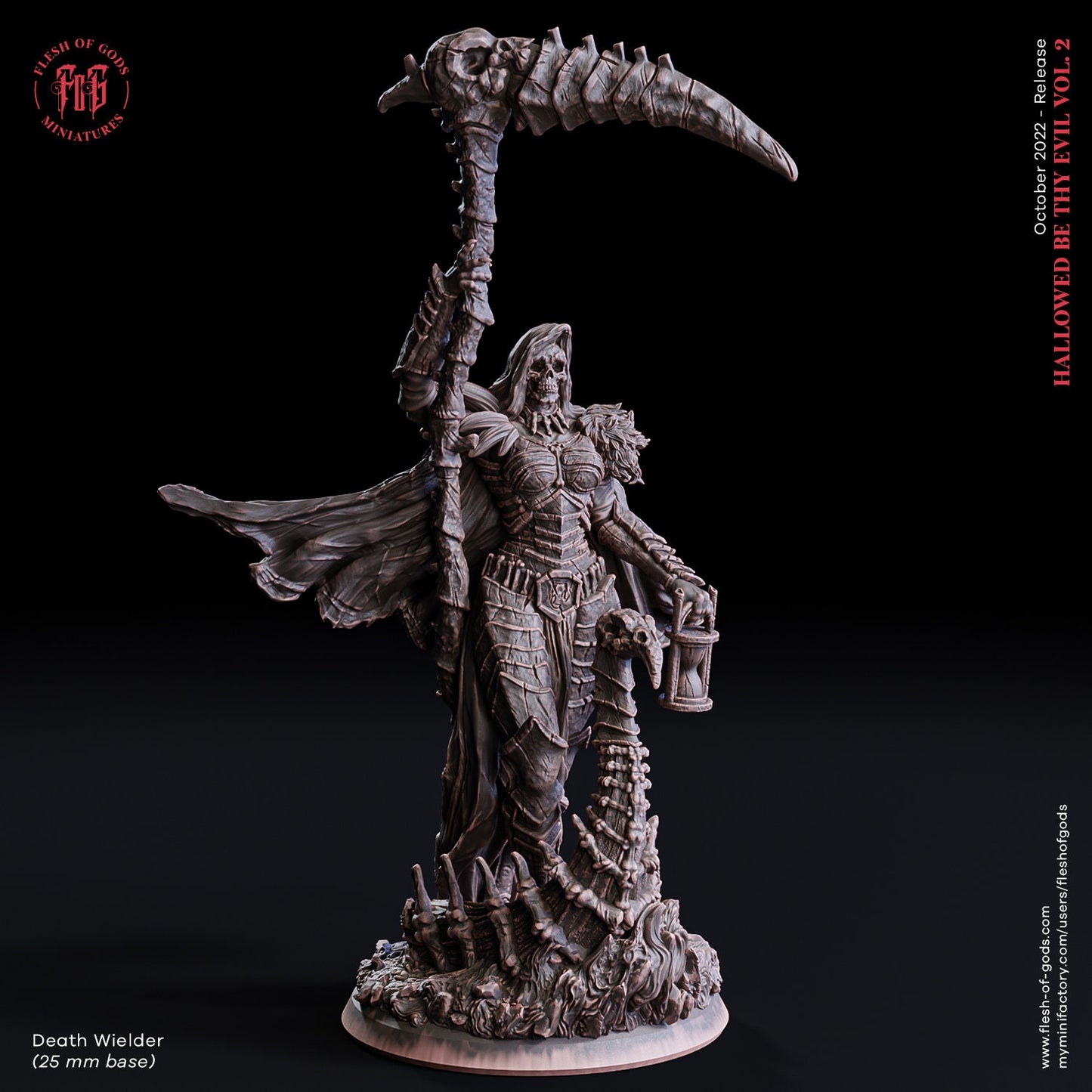 Death Wielder from "Hallowed be thy Evil 2" by Flesh of Gods Miniatures