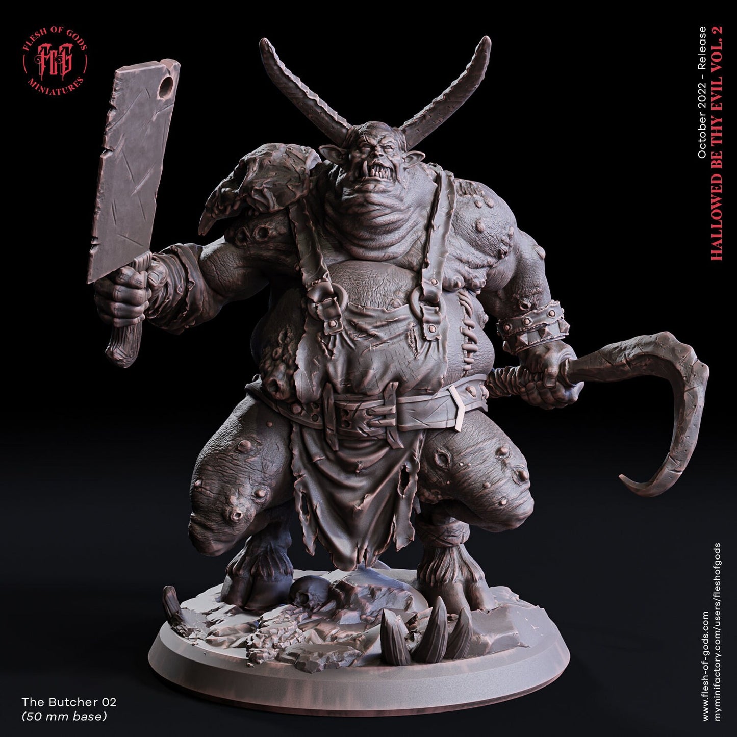 The Butcher from "Hallowed be thy Evil 2" by Flesh of Gods Miniatures