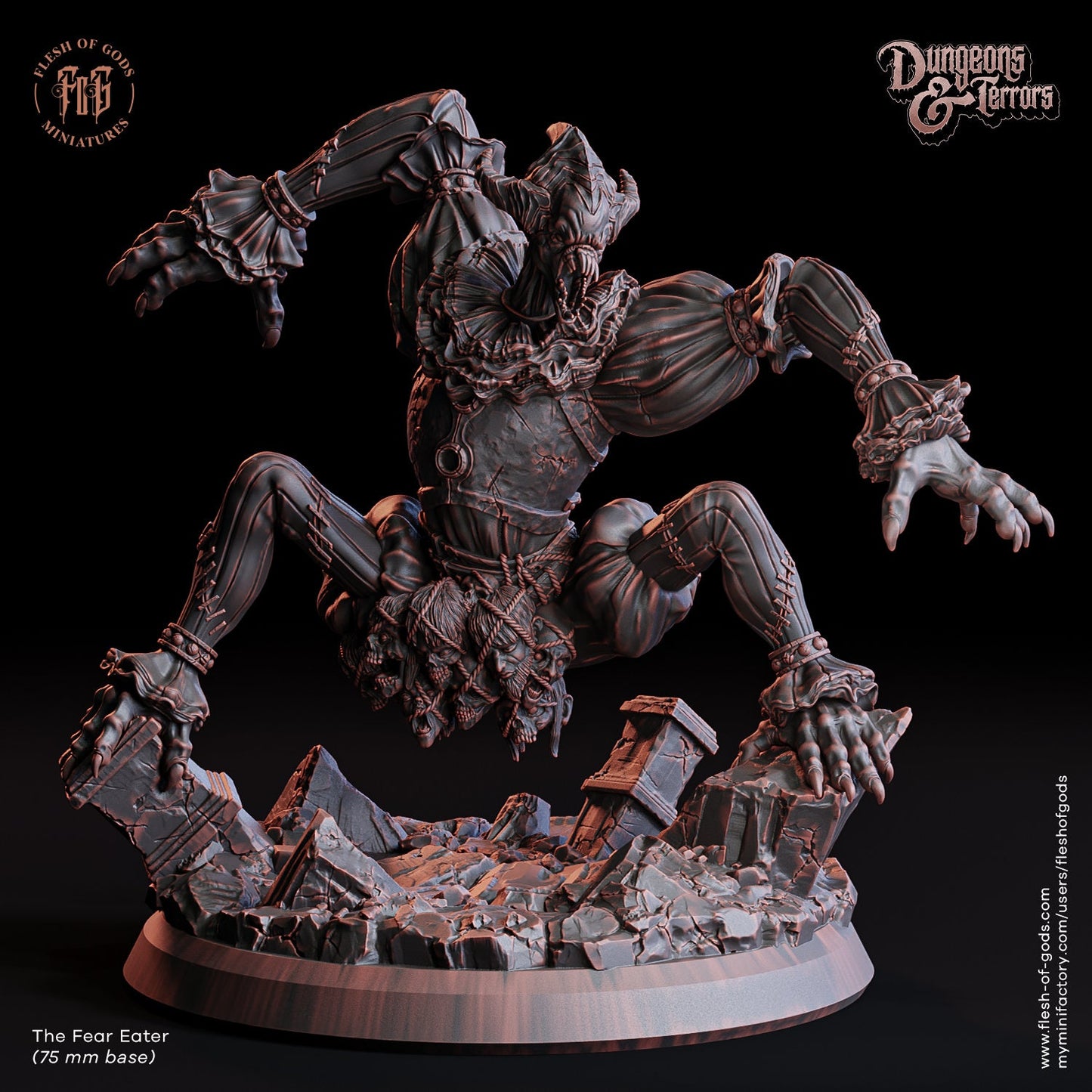 The Fear Eater from "Dungeons & Terrors" by Flesh of Gods Miniatures