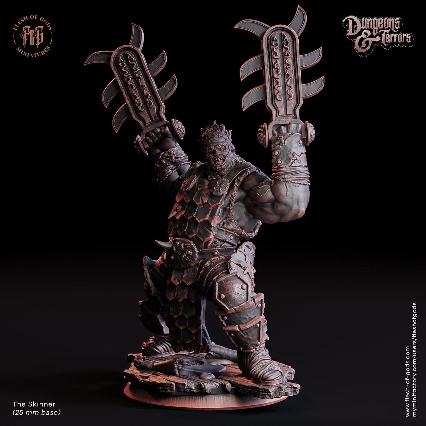 The Skinner from "Dungeons & Terrors" by Flesh of Gods Miniatures