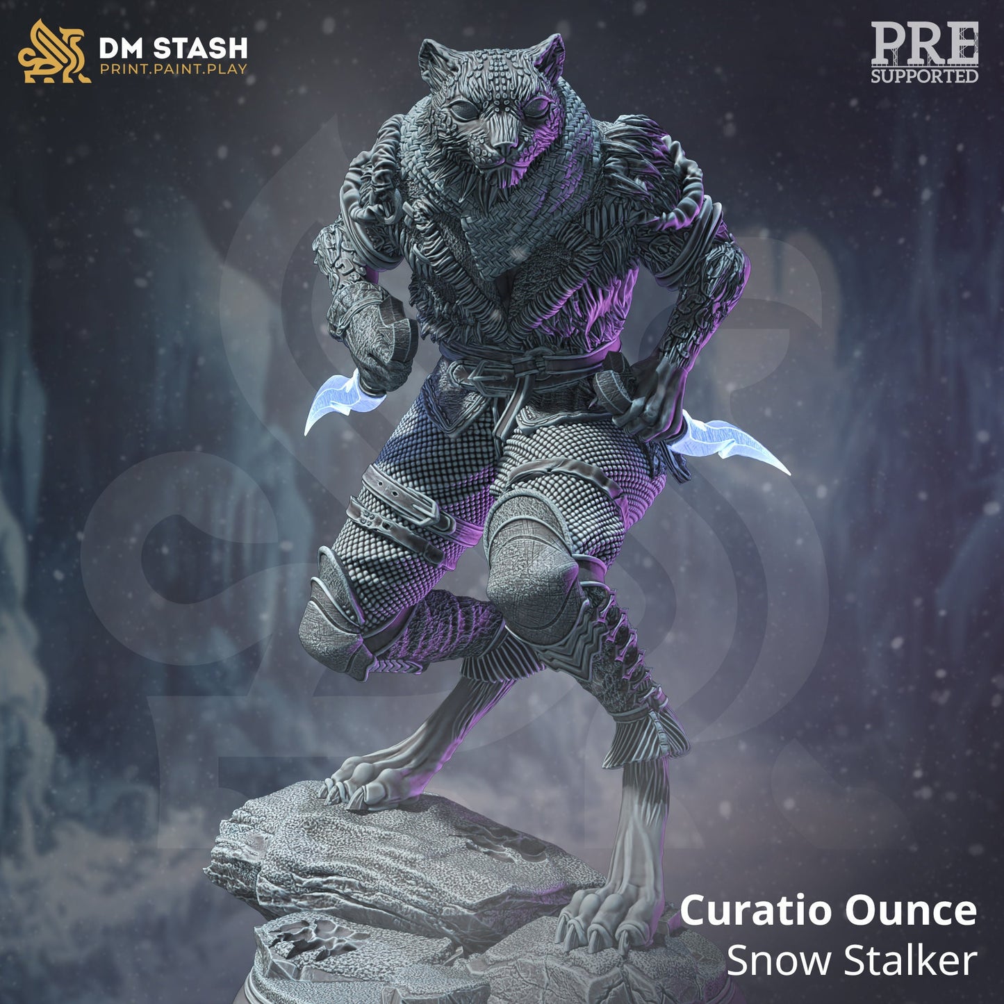 Snow Stalker from "The Thawing Dead" by DM Stash Miniatures