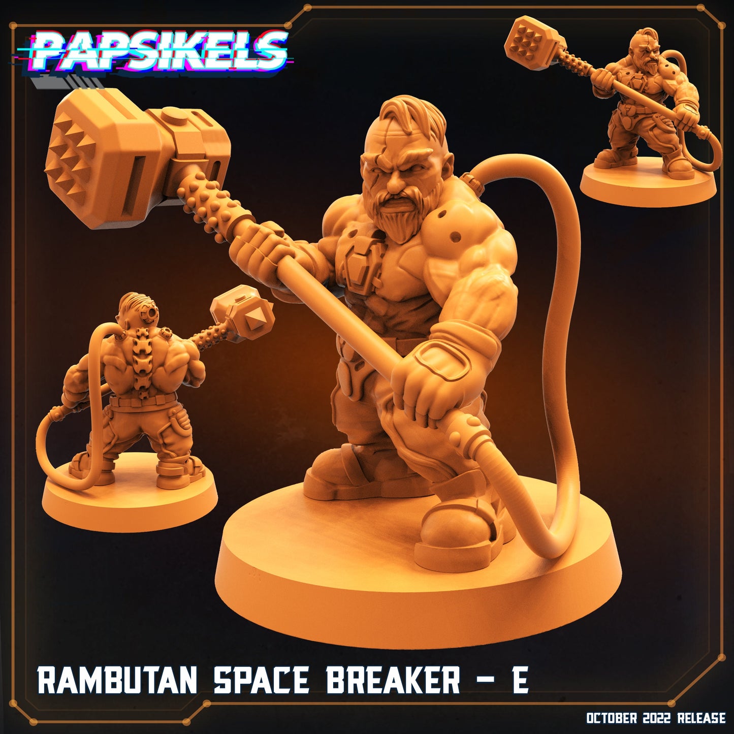 Dwarf Space Breakers by Papsikels Miniatures