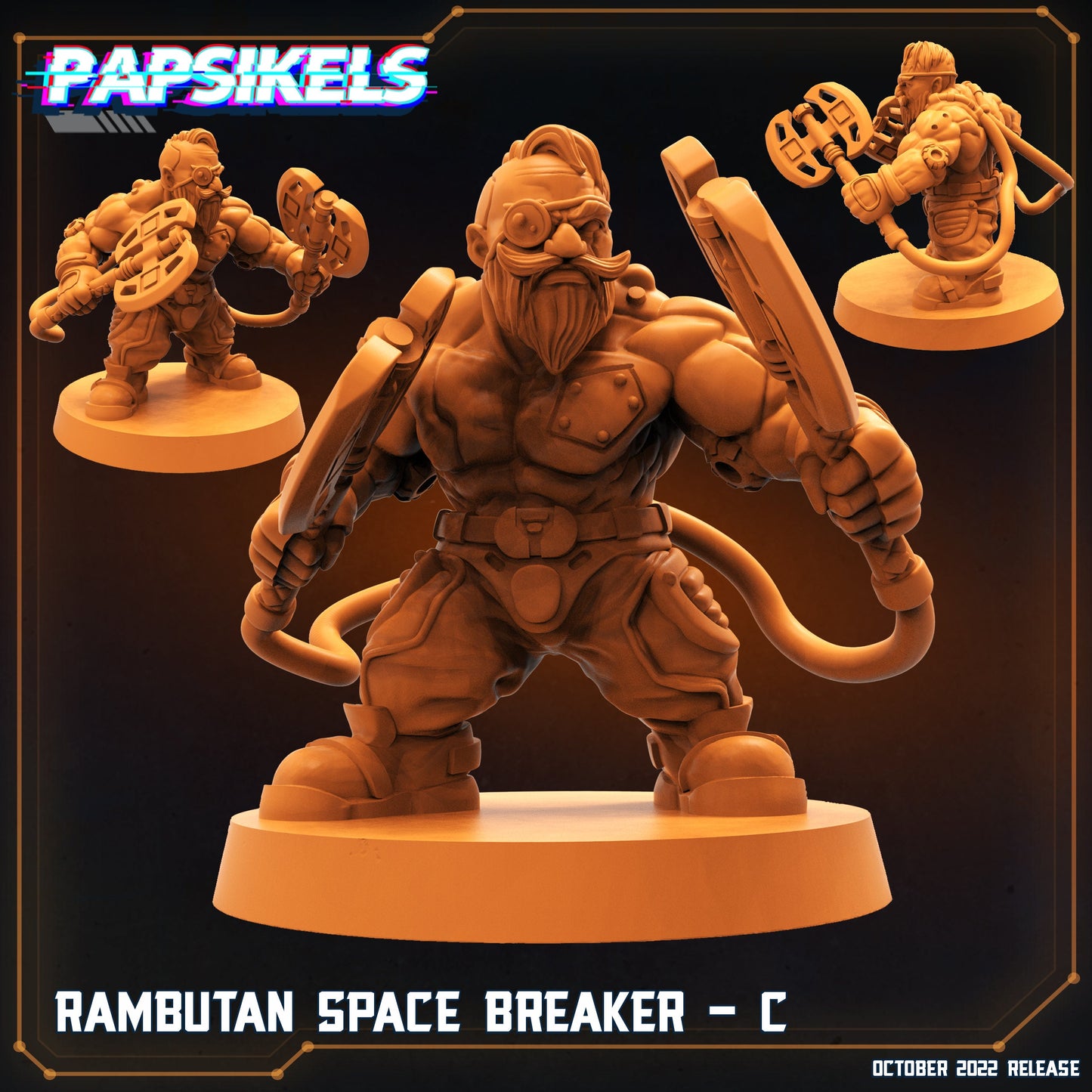 Dwarf Space Breakers by Papsikels Miniatures