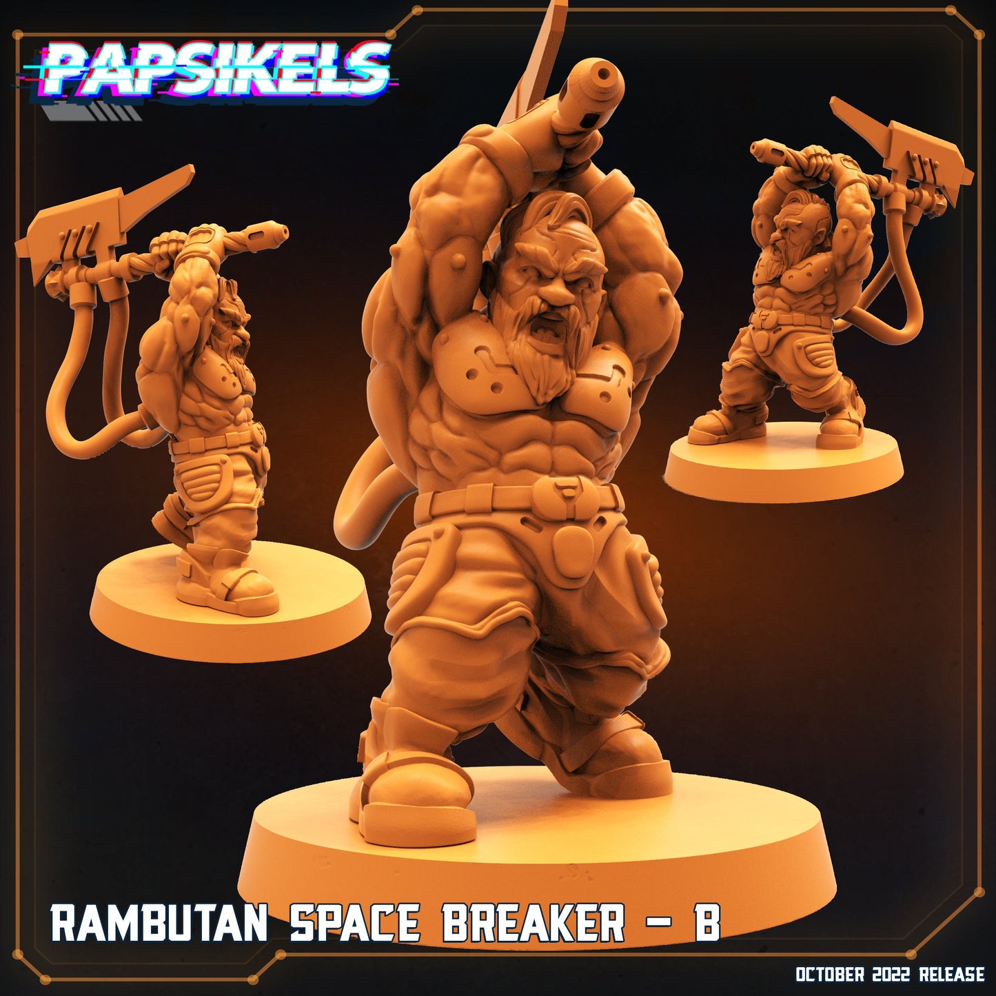 Dwarf Space Breakers by Papsikels Miniatures